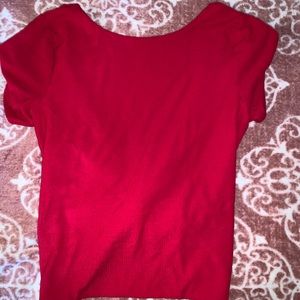 Red Hollister shirt